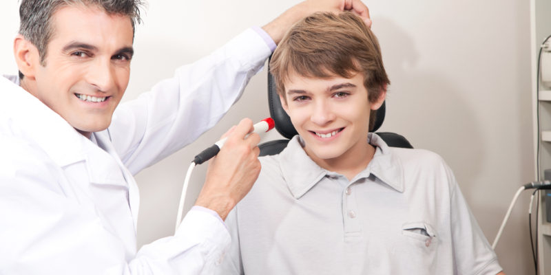 Optometrist Doing Eye Testing